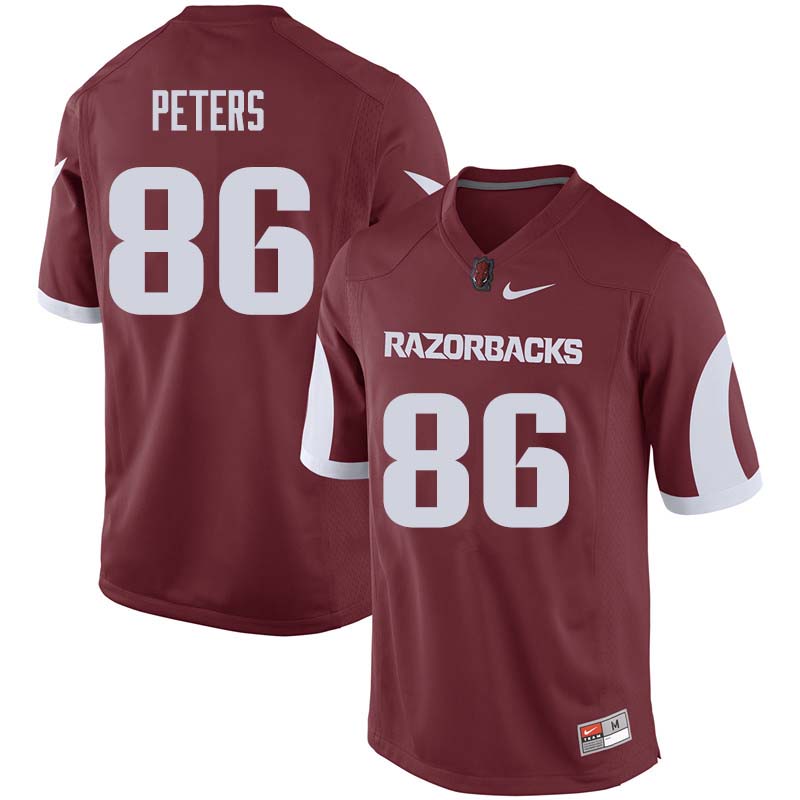 Men #86 Jason Peters Arkansas Razorback College Football Jerseys Sale-Cardinal